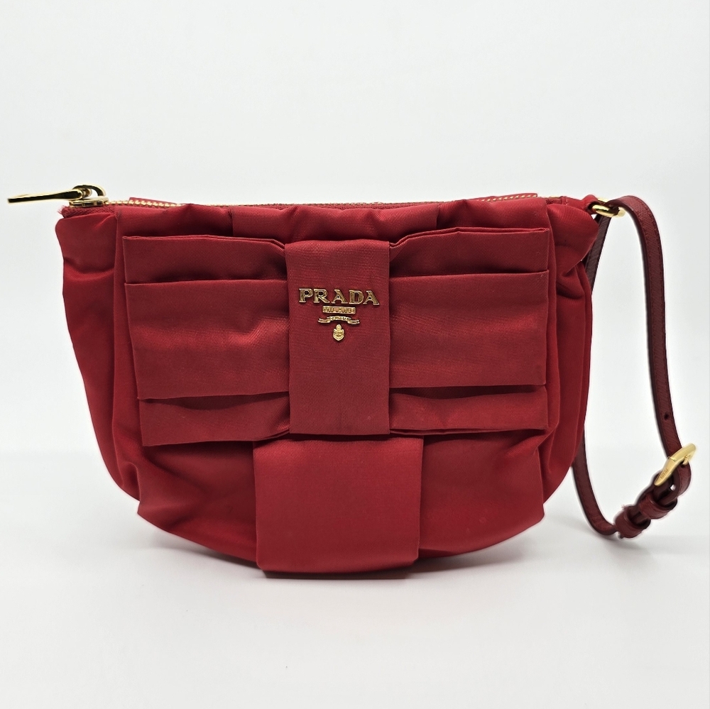 Prada Tessuto Rocco Wristlet